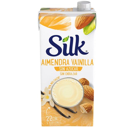 Bebida de Almendra SILK Vainilla sin Azúcar Caja 946ml