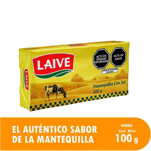 Mantequilla LAIVE con Sal Barra 100g