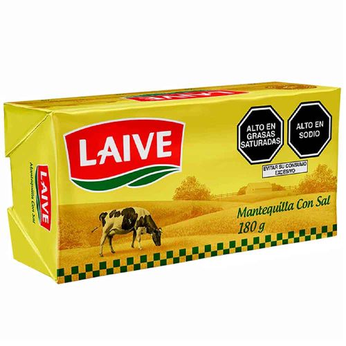 Mantequilla con Sal LAIVE Barra 180g