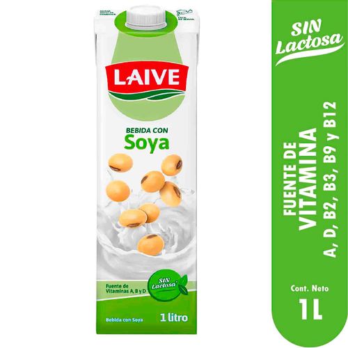Bebida de Soya LAIVE Caja 1L