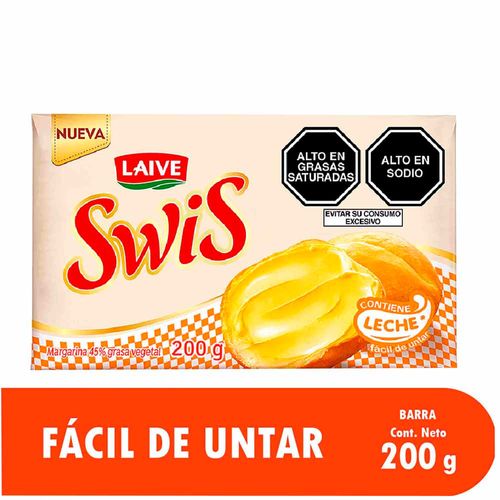 Margarina LAIVE Swis Barra 200g