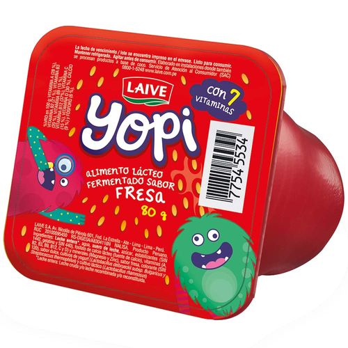 Yogurt YOPI Fresa Vaso 80g