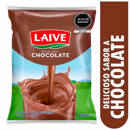 Bebida de Leche Chocolatada LAIVE Bolsa 900ml