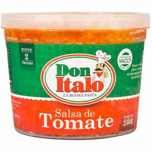 Salsa DON ITALO de Tomate Pote 250g