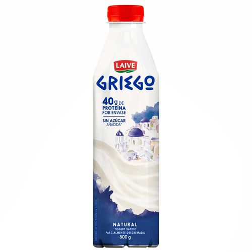 Yogurt Griego Natural LAIVE Botella 800g