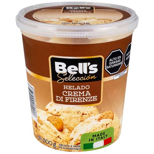 Helado Crema di Firenze BELL'S SELECCIÓN Pote 500g