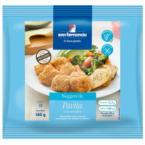 Nuggets de Pavita SAN FERNANDO con Cereales Bolsa 180g