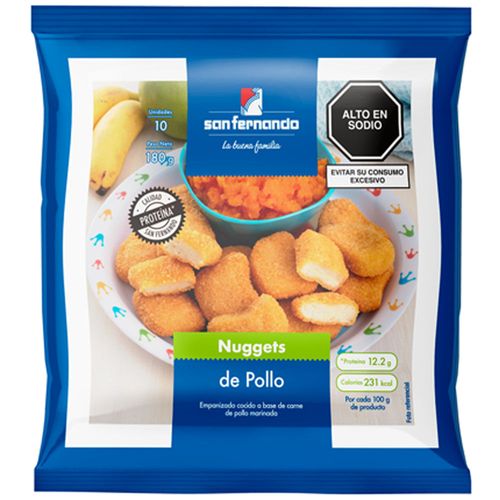 Nuggets de Pollo SAN FERNANDO Paquete 10un