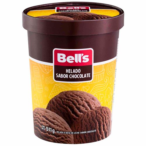 Helado BELL'S Chocolate Pote 1L