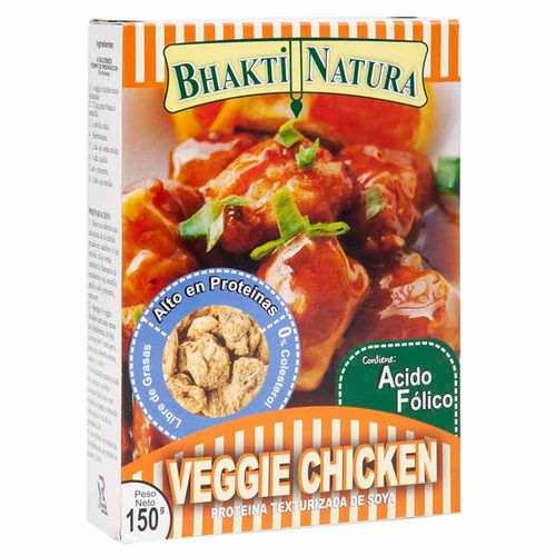 Proteína de Soya BHAKTI NATURA Pollo Vegetariano Caja 150g