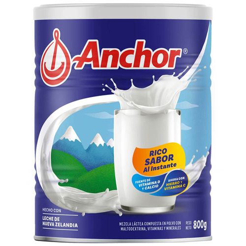 Mezcla Láctea en Polvo ANCHOR Lata  800g