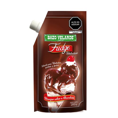 Fudge para Helados y Postres BAZO VELARDE Doypack 200g