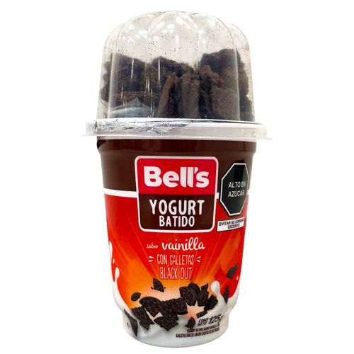 Yogurt de Vainilla BELL'S con Galletas Blackout Vaso 125g