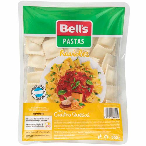 Ravioles 4 Quesos BELL'S Paquete 500g