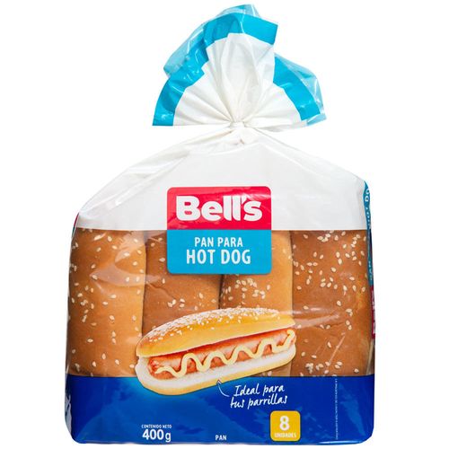 Pan para Hot Dog BELL'S Bolsa 8un