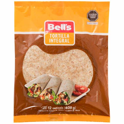 Tortilla Integral BELL'S Bolsa 12un