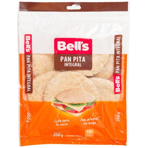 Pan Pita Integral BELL'S Bolsa 300g