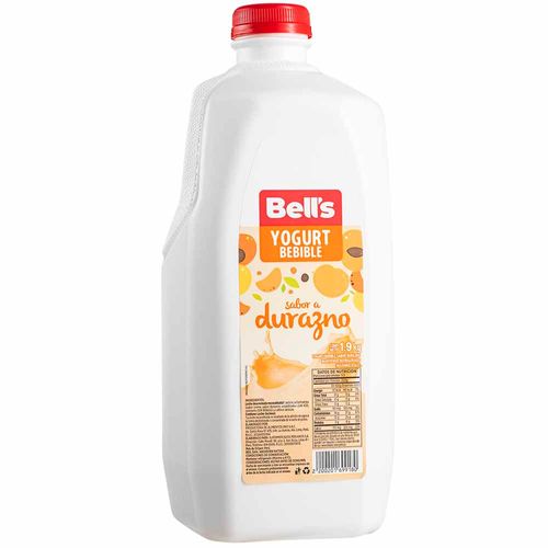 Yogurt Bebible de Durazno BELL'S Galonera 1.9Kg