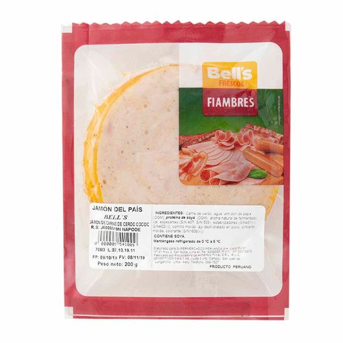 Jamón del País BELL'S Paquete 200g