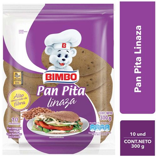 Pan Pita Linaza BIMBO Bolsa 300g
