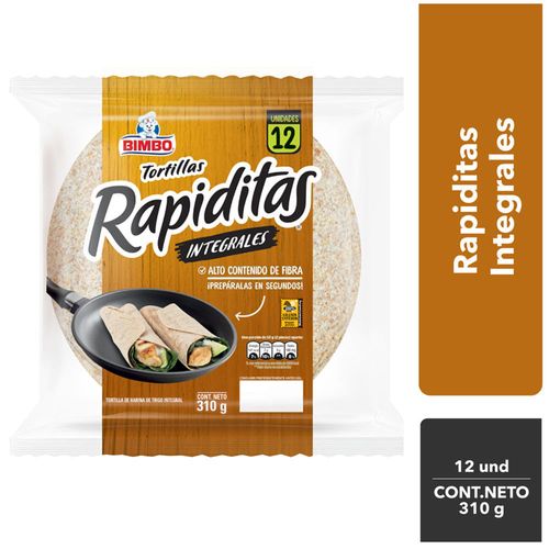 Tortillas BIMBO Integrales Bolsa 310g