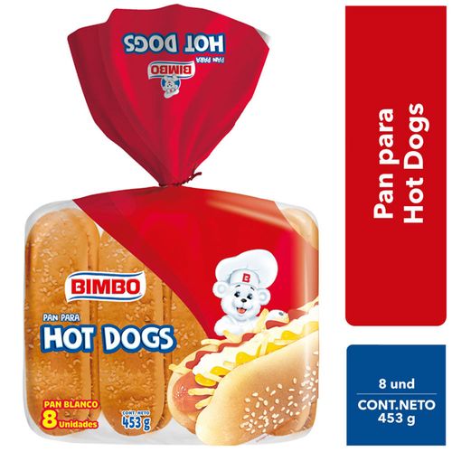 Pan para Hot Dog BIMBO Bolsa 8un