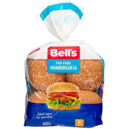 Pan para Hamburguesa BELL'S Bolsa 8un