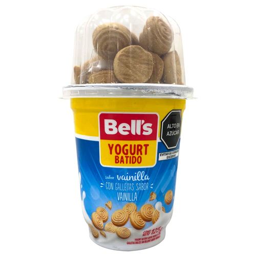 Yogurt de Vainilla BELL'S con Galletas Vaso 125g