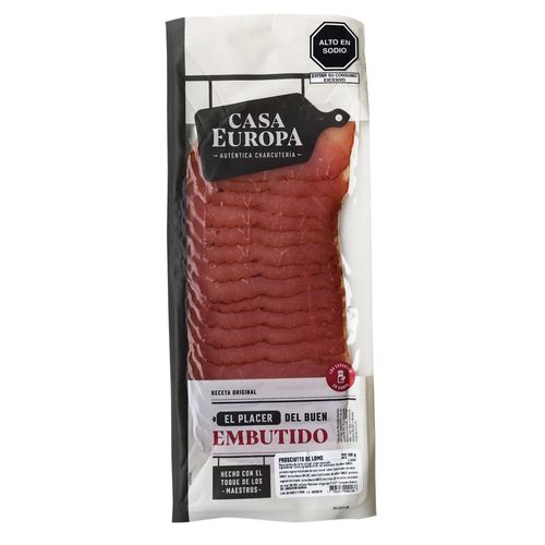 Prosciutto de Lomo CASA EUROPA Paquete 100g