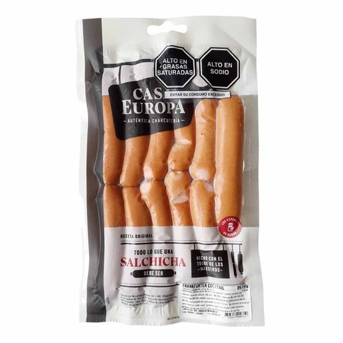 Salchicha Frankfurter Cocktail CASA EUROPA Paquete 250g