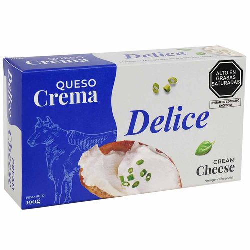 Queso Crema DELICE Barra 190g