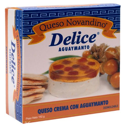 Queso Novoandino DELICE Aguaymanto Paquete 150g