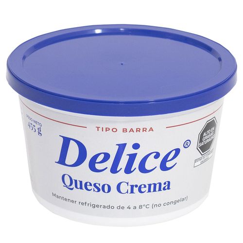 Queso Crema Natural DELICE Pote 455g