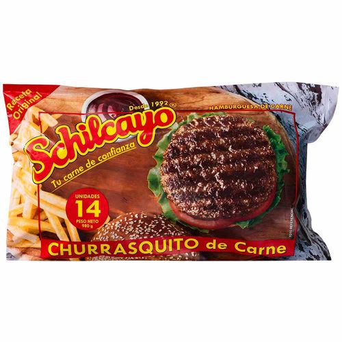 Hamburguesa de Carne EL CHURRASQUITO Paquete 14un