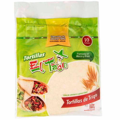 Tortillas EL TACO Trigo Bolsa 10Un