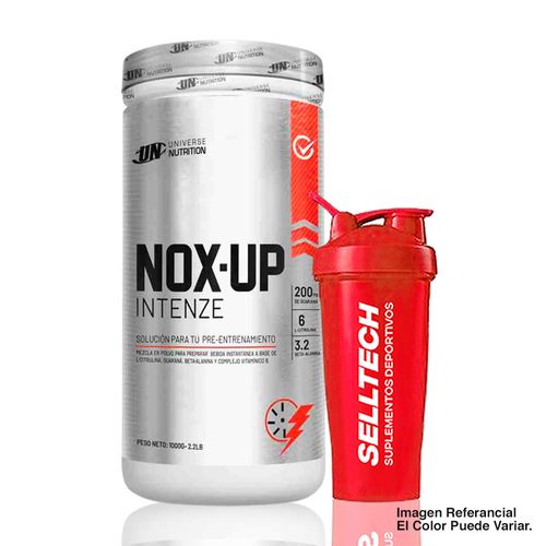 Pre - Entreno UN Nox-Up Concentrated 1kg Uva + Shaker