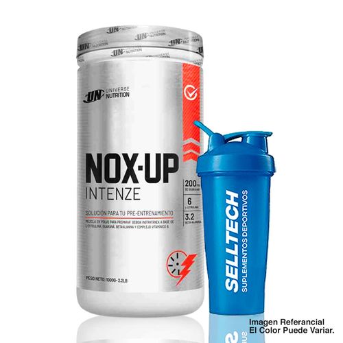 Pre-Entreno UN Nox-Up Concentrated 1kg Citrus Punch + Shaker