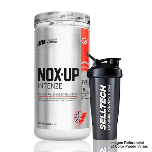 Pre-Entreno UN Nox-Up Concentrated 1kg Fruit Punch + Shaker