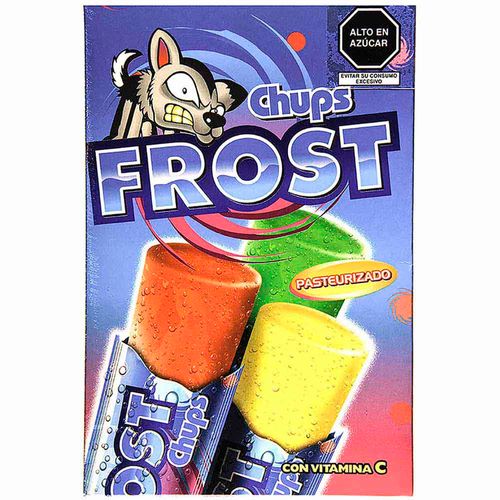 Chups FROST con Vitamina C Pasteurizado Paquete 18un