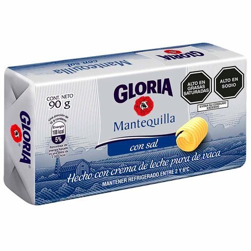 Mantequilla GLORIA Caja 90g