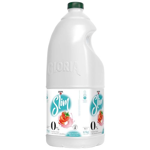 Yogurt Slim GLORIA Sabor a Fresa Galonera 1.7Kg