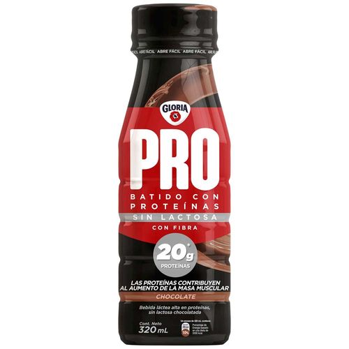 Batido Protéico GLORIA Pro Chocolate Botella 320ml