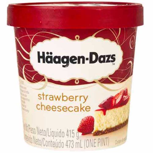 Helado de Cheesecake de Fresa HÄAGEN-DAZS Pote 473ml