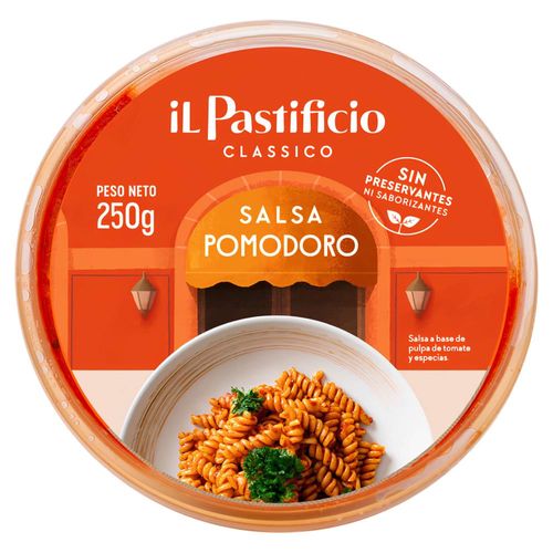 Salsa IL PASTIFICIO Artesanal de Tomate Pote 250g