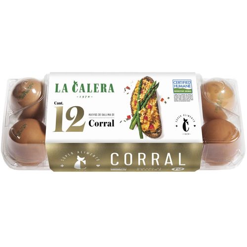 Huevos de Gallina LA CALERA de Corral Paquete 12un