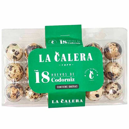 Huevos de Codorniz LA CALERA Bandeja 18un