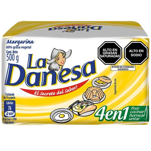 Margarina LA DANESA Barra 500g