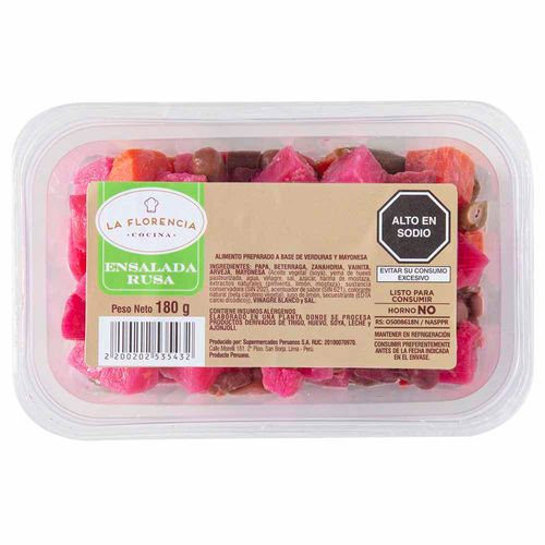 Ensalada Rusa LA FLORENCIA Bandeja 180g