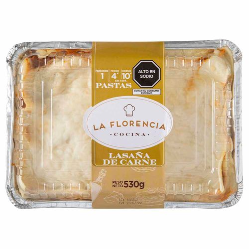 Lasaña Mediana La Florencia Envase 530g