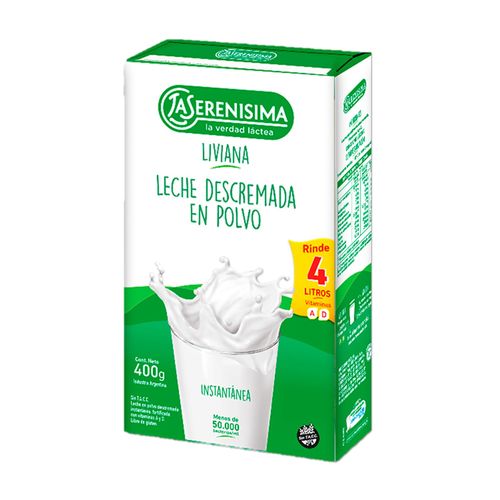 Leche en Polvo LA SERENÍSIMA Caja 400g